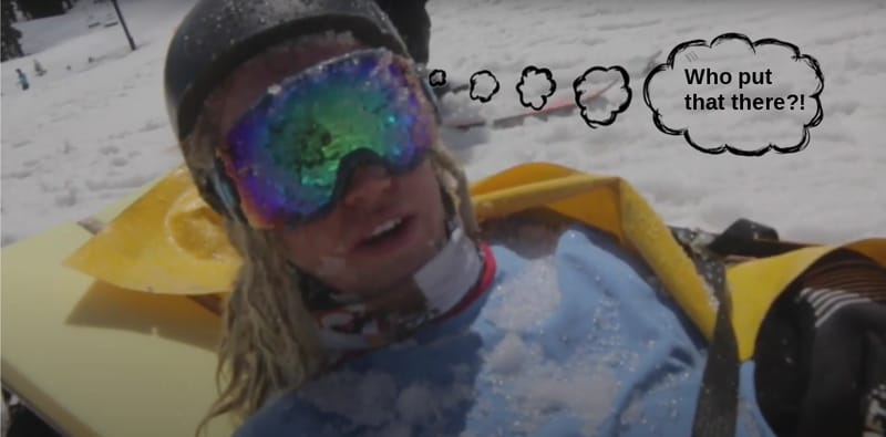 Photo or illustration accompanying a skiing tip